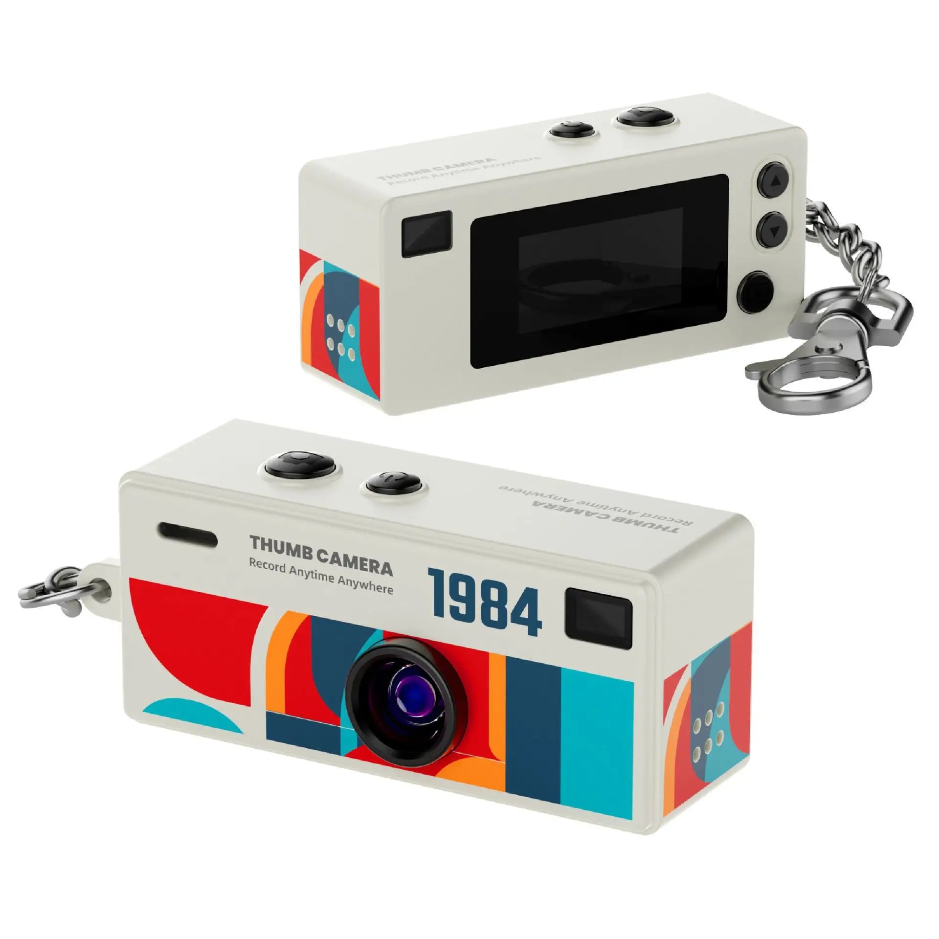 Mini Camera 1984 Retro Porte-Clé 1080P